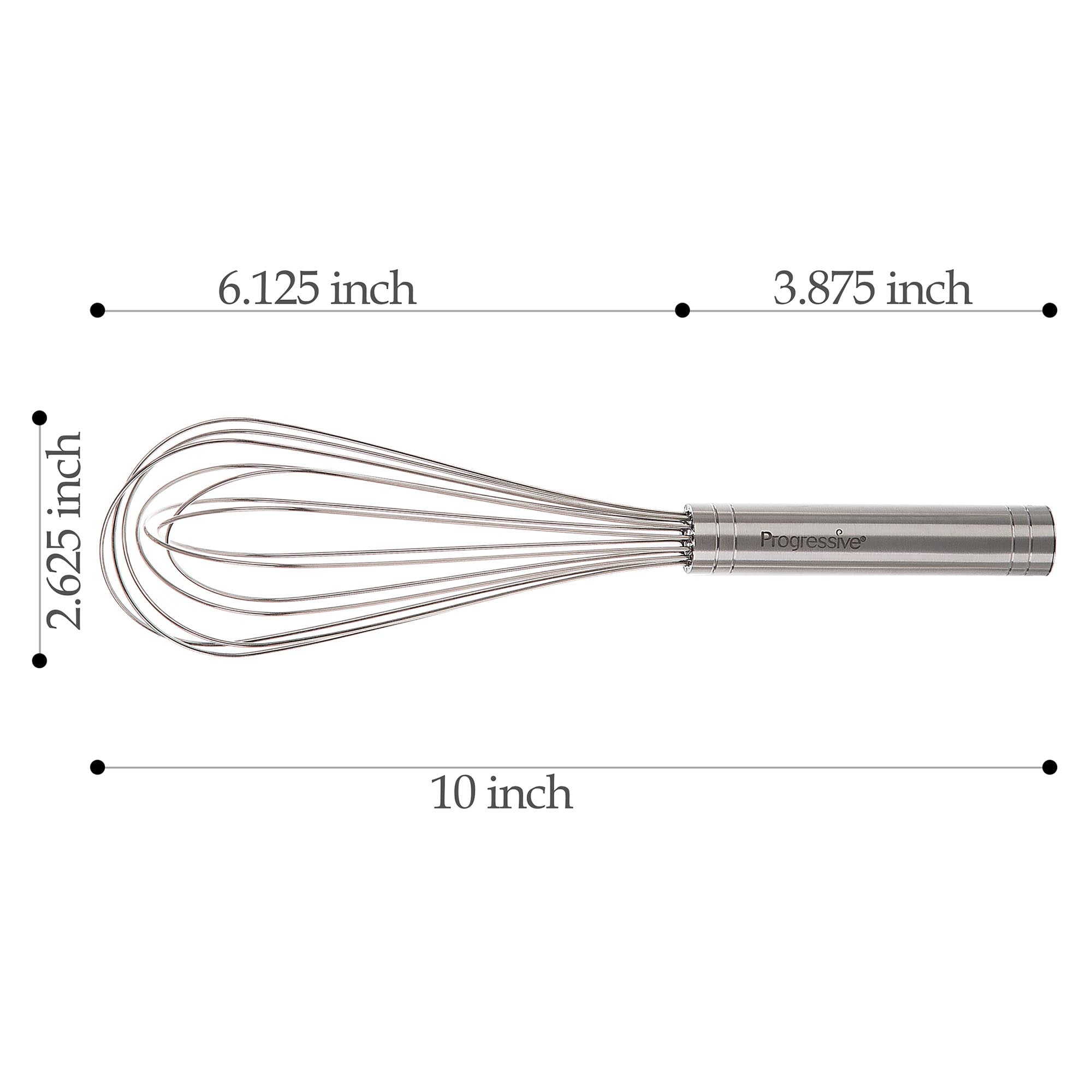 Ergonomic Manual 10" Stainless Steel Balloon Whisk - Multi-Functional Manual Food Chopper & Slicer Detail