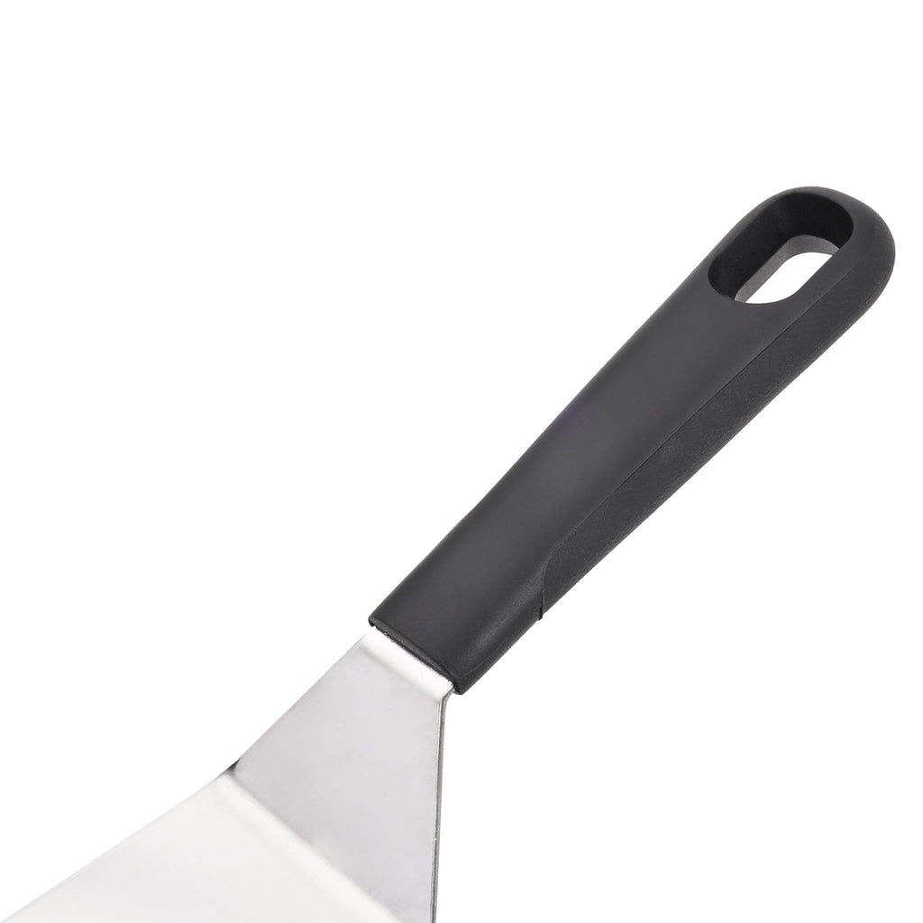 Professional Grade Stainless Steel Mini Dessert Spatula with Softgrip Handle for Serving Pancakes or Desserts - Multi-Purpose Hand Tool for Daily Meal Prep Detail