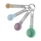Time-Saving 8-Piece Plastic Measuring Cup and Spoon Set, Multicolor - Multi-Functional Manual Food Chopper & Slicer Detail