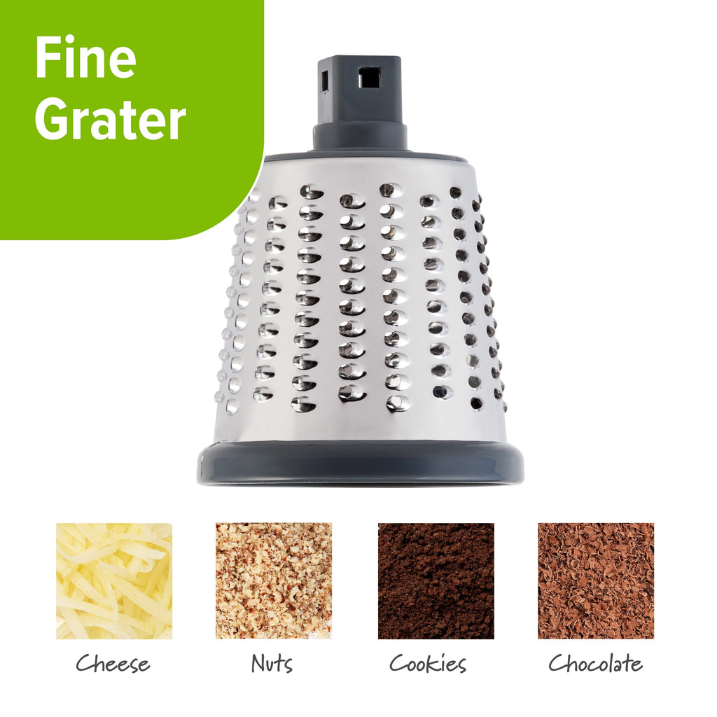 Premium Kitchen Manual Rotary Grater & Slicer - Kitchen Gadget Tool for Quick Food Prep Detail