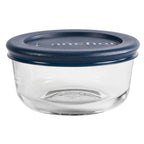 Sweet Treat Shaped Glass Food Storage Containers with Lids, 1 Cup Round, Set of 4 - Fun Food Fidget Cookie Squishable Toy Detail