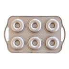 Premium Kitchen 6 Cavity Nonstick Steel Donut Pan - Innovative Kitchen Helper for Modern Cooking Detail