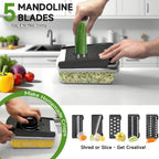 Ergonomic Manual Vegetable Chopper Food Slicer, 15 in 1 Multi-Function Food Chopper for Onion, Veggie, Cheese Grater, Vegetable... - Multi-Functional Manual Food Chopper & Slicer Detail