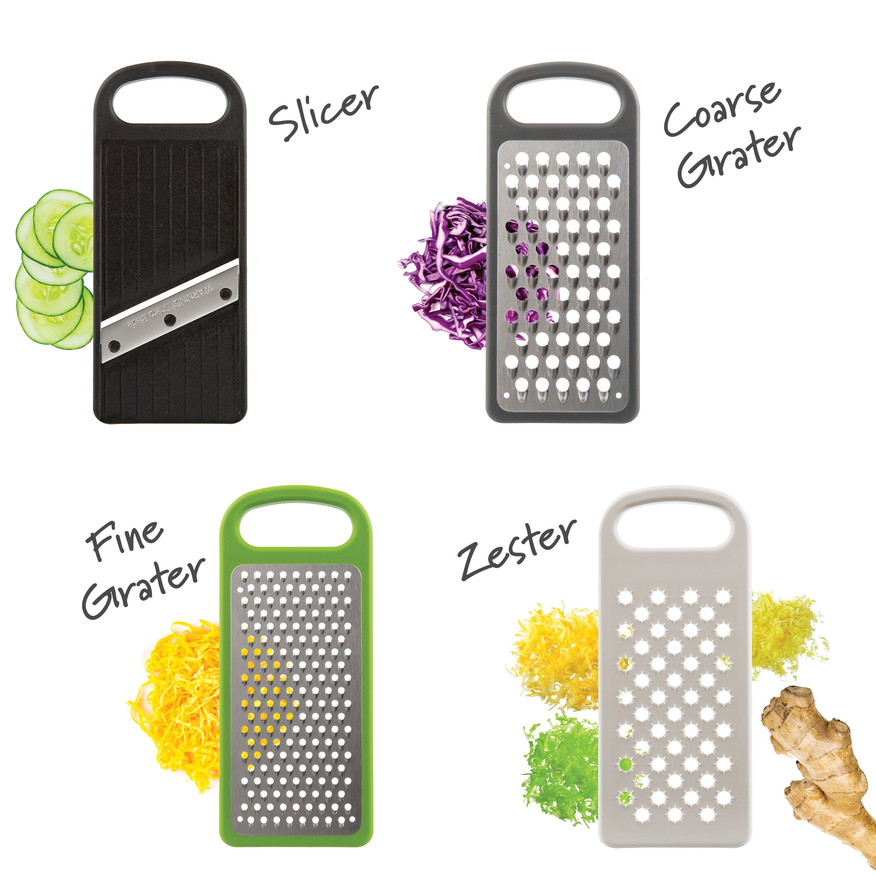 Multi-Functional Compact Grate & Slice Set - Innovative Kitchen Helper for Modern Cooking Detail