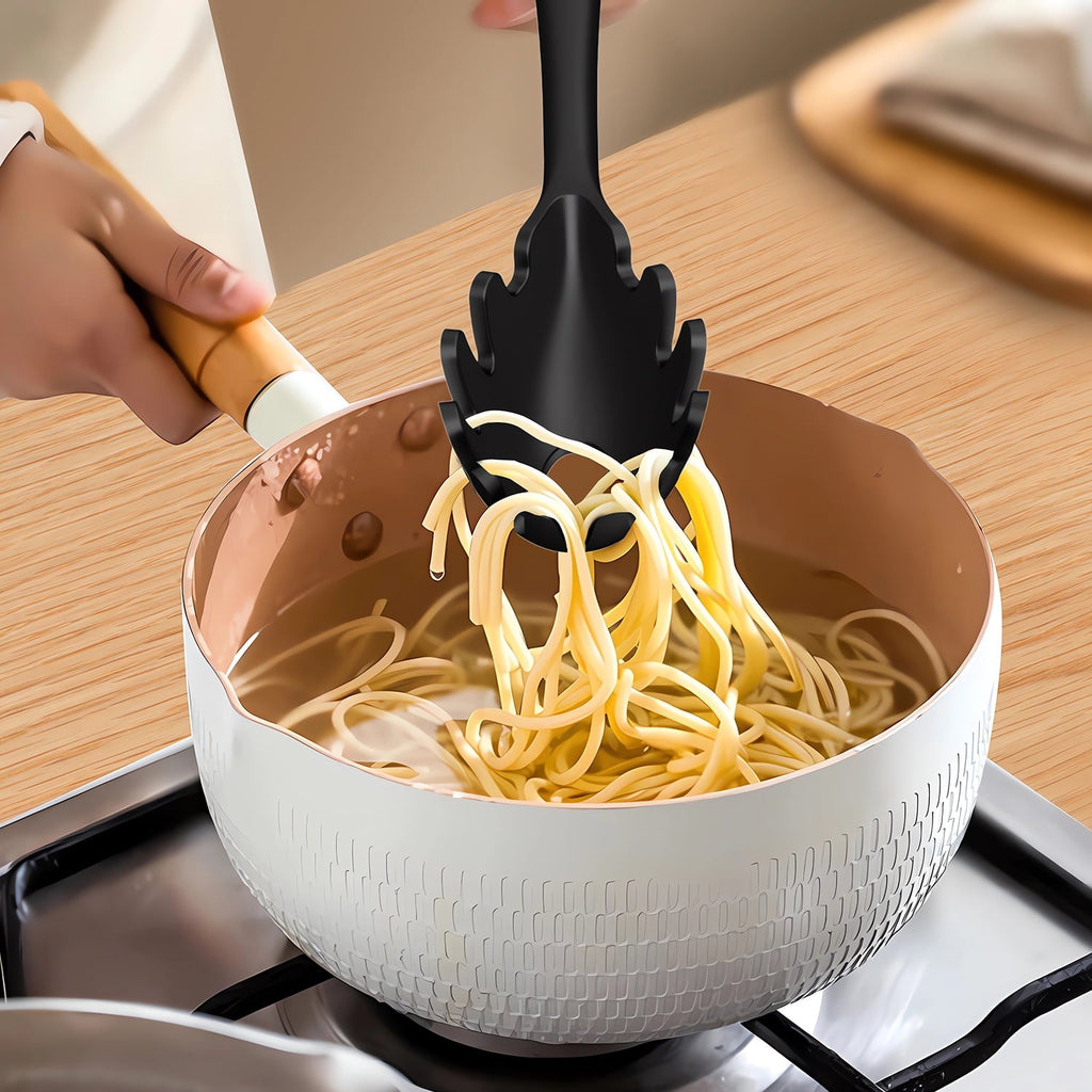 Multi-Functional Silicone Cooking Utensils Set - 446°F Heat Resistant Kitchen Utensils,Turner Tongs,Spatula,Spoon,Brush,Whisk,Ki... - Multi-Functional Manual Food Chopper & Slicer Detail