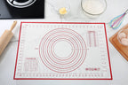 Premium Kitchen Reusable Silicone 24"x 18" Pastry Mat with Measurements - Kitchen Gadget Tool for Quick Food Prep Detail