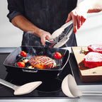 High-Precision Silicone Cooking Utensils Set - Heat Resistant Silicone Kitchen Utensils for Cooking, Kitchen Utensil Spatula Set,BPA... - Heavy Duty Stainless Steel Kitchen Shears Detail