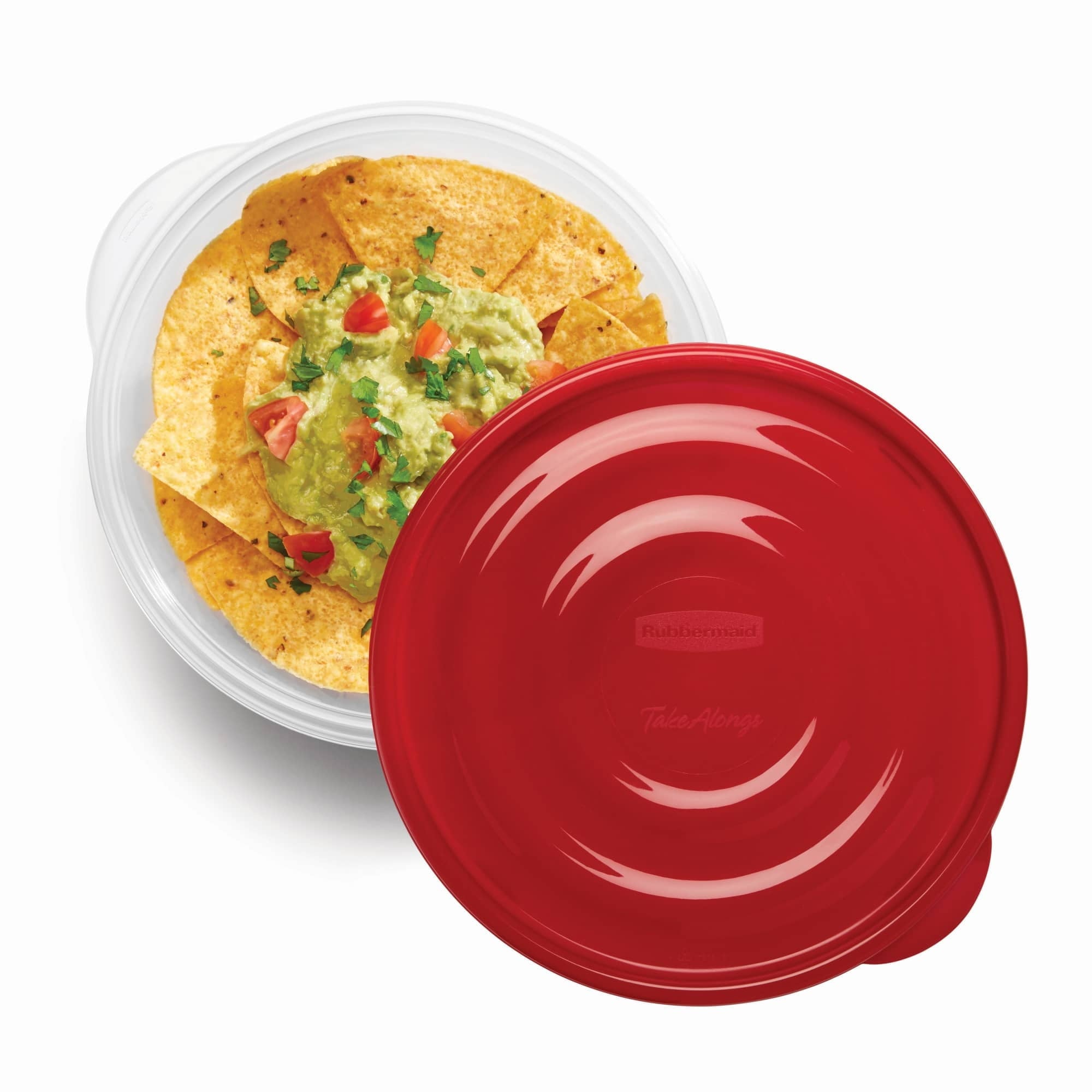 Sweet Treat Shaped 6.2-cup Round Food Storage Containers, Ruby Red, 3 pack - Playful Star & Heart Shaped Geometric NeeDoh Detail