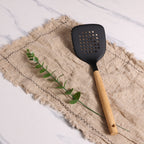 Professional Grade Kitchen and Cooking Utensil Turner, 13" L, Black - Professional Kitchen Tool for Culinary Enthusiasts Detail
