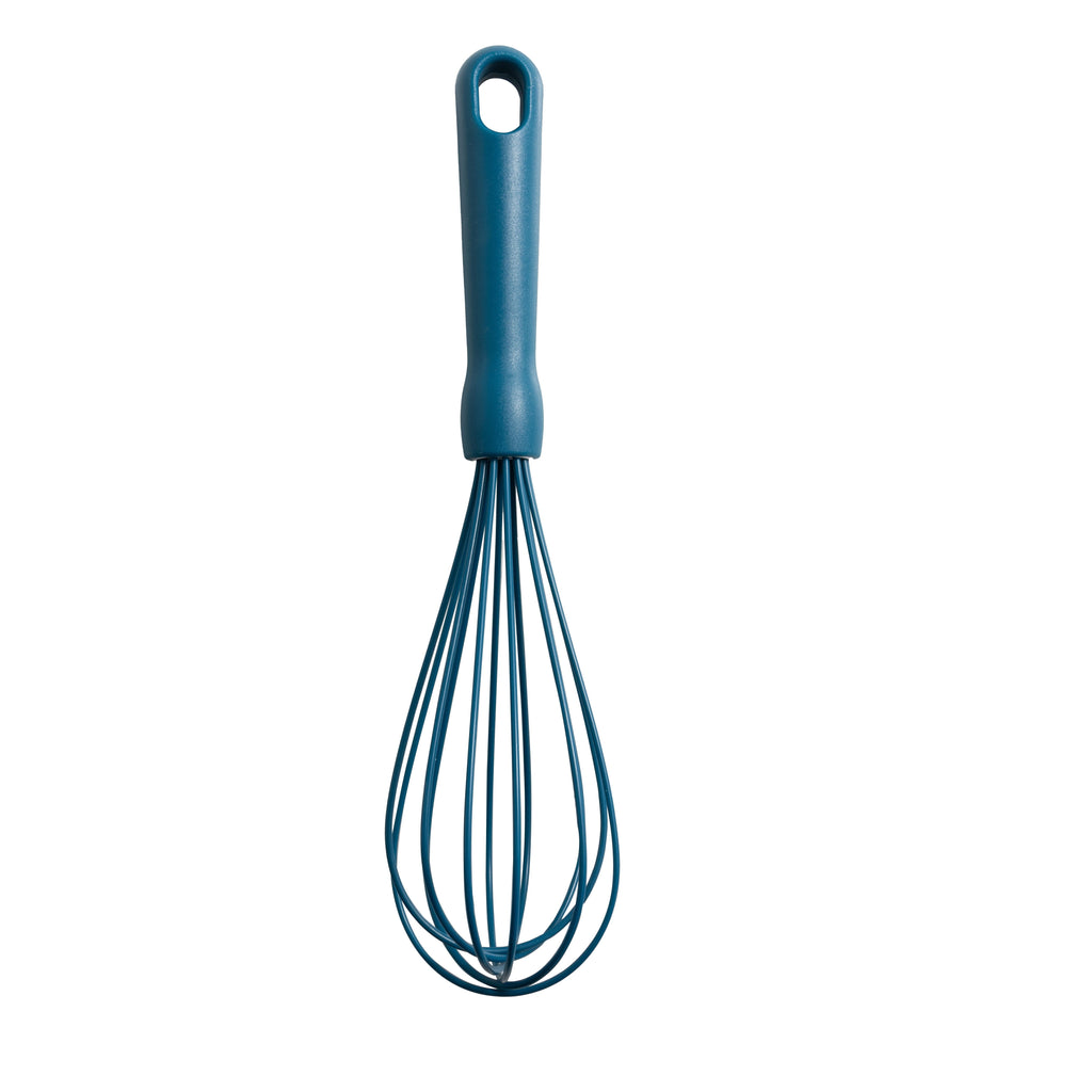 Premium Kitchen 3-Piece Silicone Whisk Set, 10.5"/10.4"/9.6" L, Blue Color - Innovative Kitchen Helper for Modern Cooking Detail