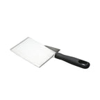 Chef-Quality Dishwasher safe 11.81 in Stainless Steel Kitchen Spatula - High-Precision Culinary Tool for Baking & Cooking Detail