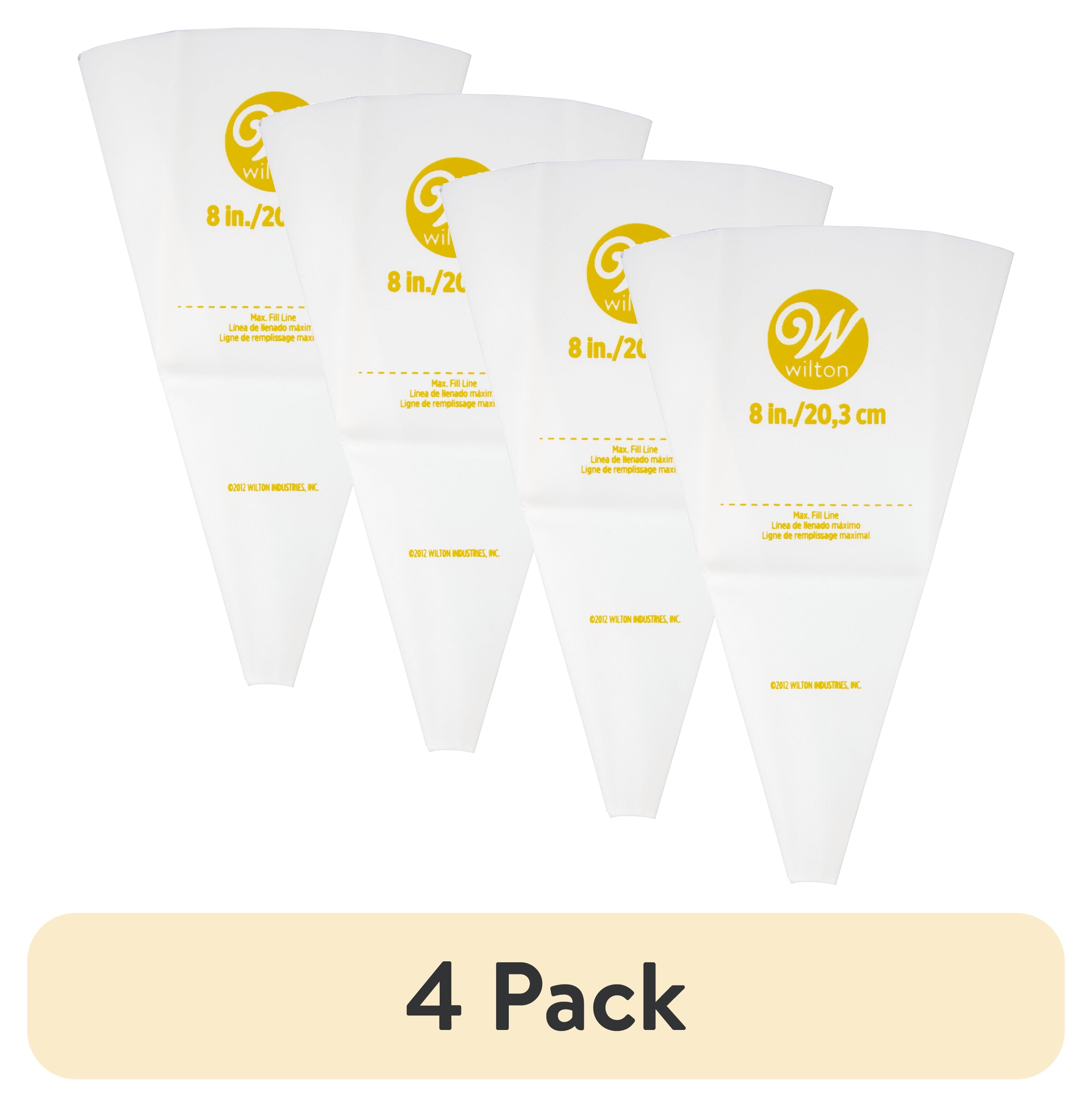 Multi-Functional (4 pack) Reusable Featherweight Decorating Piping Bag, Plastic, 8-in. - Premium Stainless Steel Garlic Presser & Peeler - Default Title