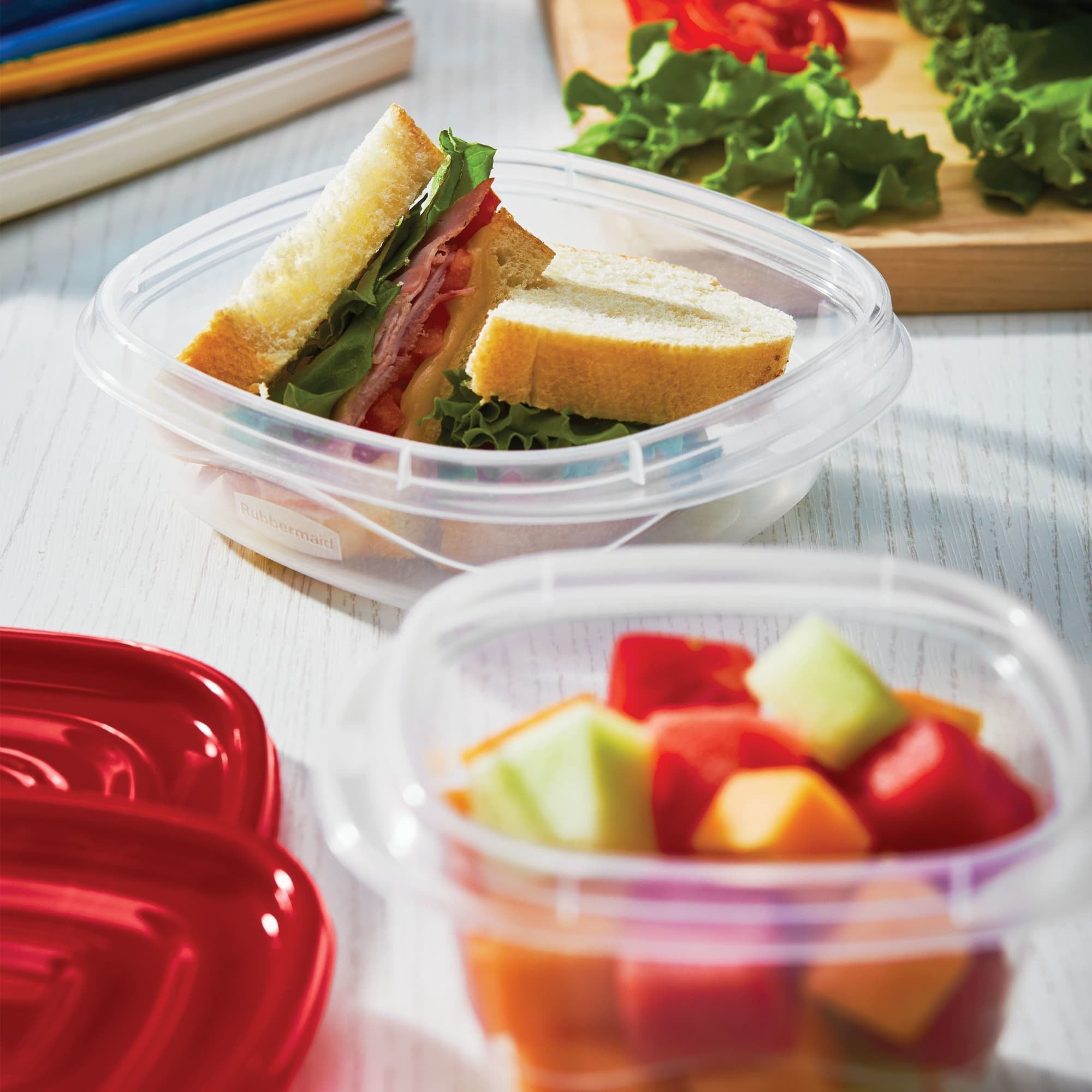 Deliciously Squishy Food Storage Containers, 16 Piece Set - Playful Star & Heart Shaped Geometric NeeDoh Detail