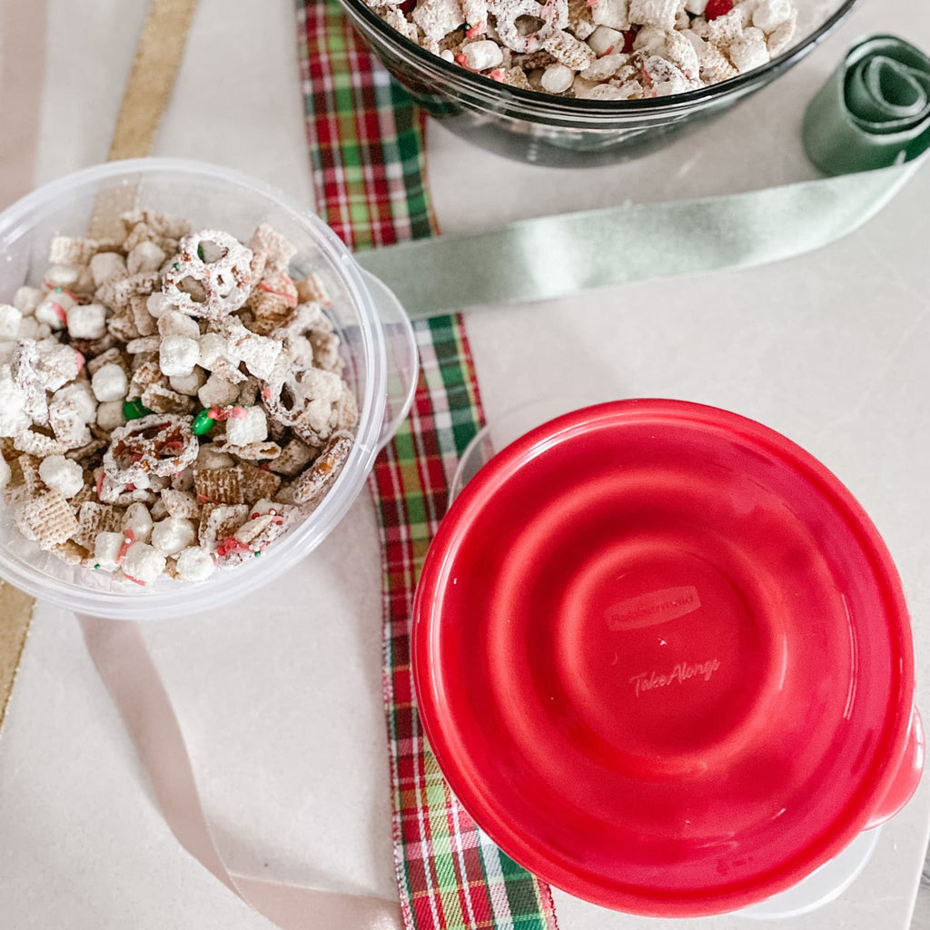 Whimsical Doughnut Serving Bowl Food Storage Containers, 15.7 Cup, 2 Count - Deliciously Soft Cupcake Sensory Glob Detail