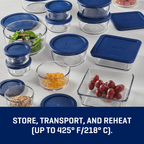 Deliciously Squishy Glass Food Storage Containers with SnugFit Lids, 30 Piece Set - Squishy Dohnut Sweet Treat Shaped Stress Toy Detail