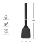 Professional Grade 3-Piece Cooking Utensils Set with Ergonomic Handles, Black - Heavy Duty Stainless Steel Kitchen Shears Detail