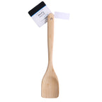 Durable Steel Bamboo Turner, Crafted , Cooking and Kitchen, 12.99 x 2.67 x 0.59 inch. - High-Precision Culinary Tool for Baking & Cooking Detail