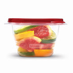 Whimsical Doughnut (2 pack) 2.1 cups Clear Food Storage Container 5 pk - Fun Food Fidget Cookie Squishable Toy Detail
