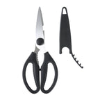 Innovative Stainless Steel Multi-Purpose 8.6in Kitchen Shears - Multi-Functional Manual Food Chopper & Slicer Detail