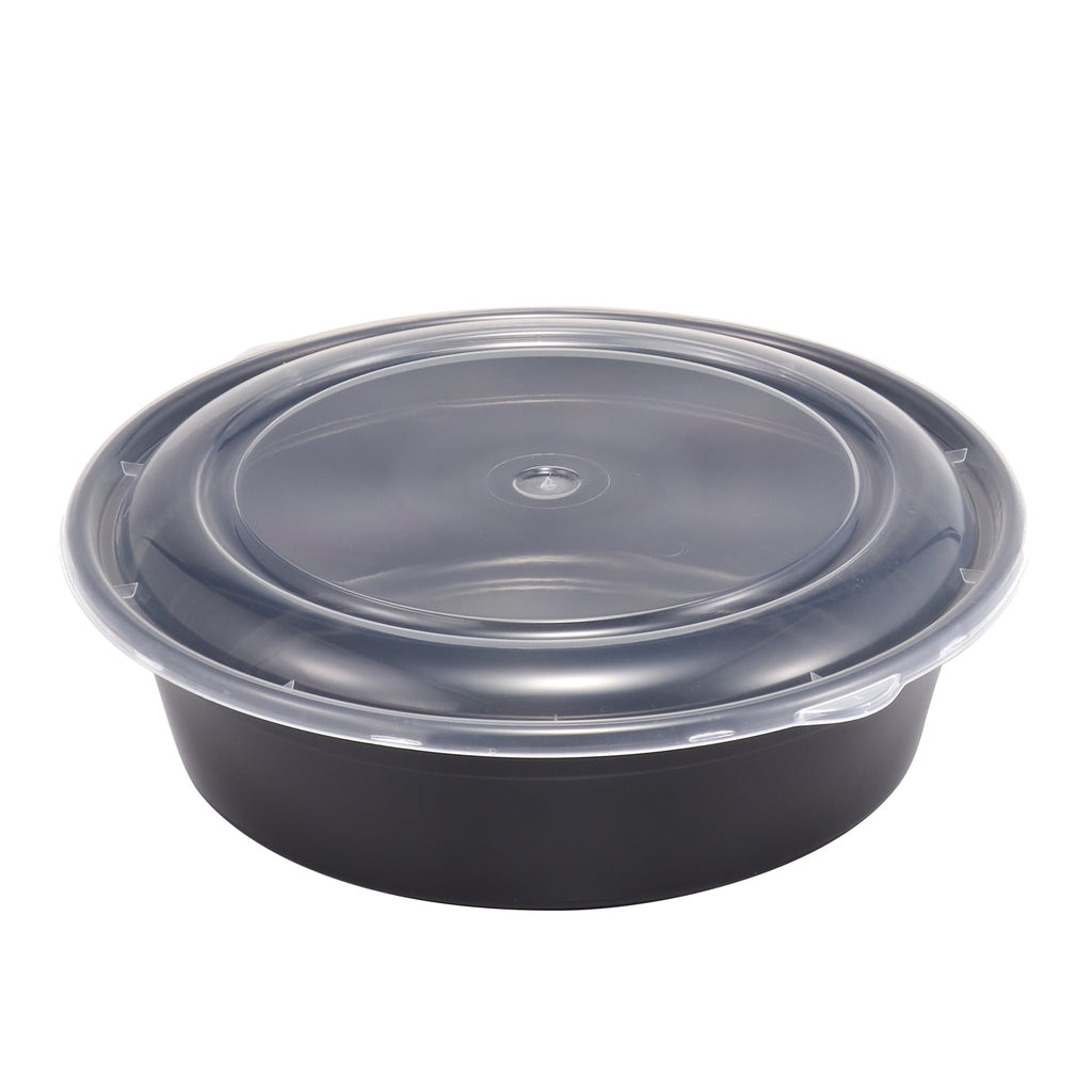 Fun Food Fidget 5-Pack Round Meal Prep Containers with Lids, 1L, BPA-Free, Microwave & Dishwasher Safe, Ideal Use for Meal ... - Playful Star & Heart Shaped Geometric NeeDoh Detail
