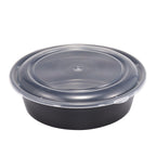 Fun Food Fidget 5-Pack Round Meal Prep Containers with Lids, 1L, BPA-Free, Microwave & Dishwasher Safe, Ideal Use for Meal ... - Playful Star & Heart Shaped Geometric NeeDoh Detail