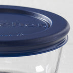 Sweet Treat Shaped Glass Food Storage Containers with Lids, 1 Cup Round, Set of 4 - Fun Food Fidget Cookie Squishable Toy Detail