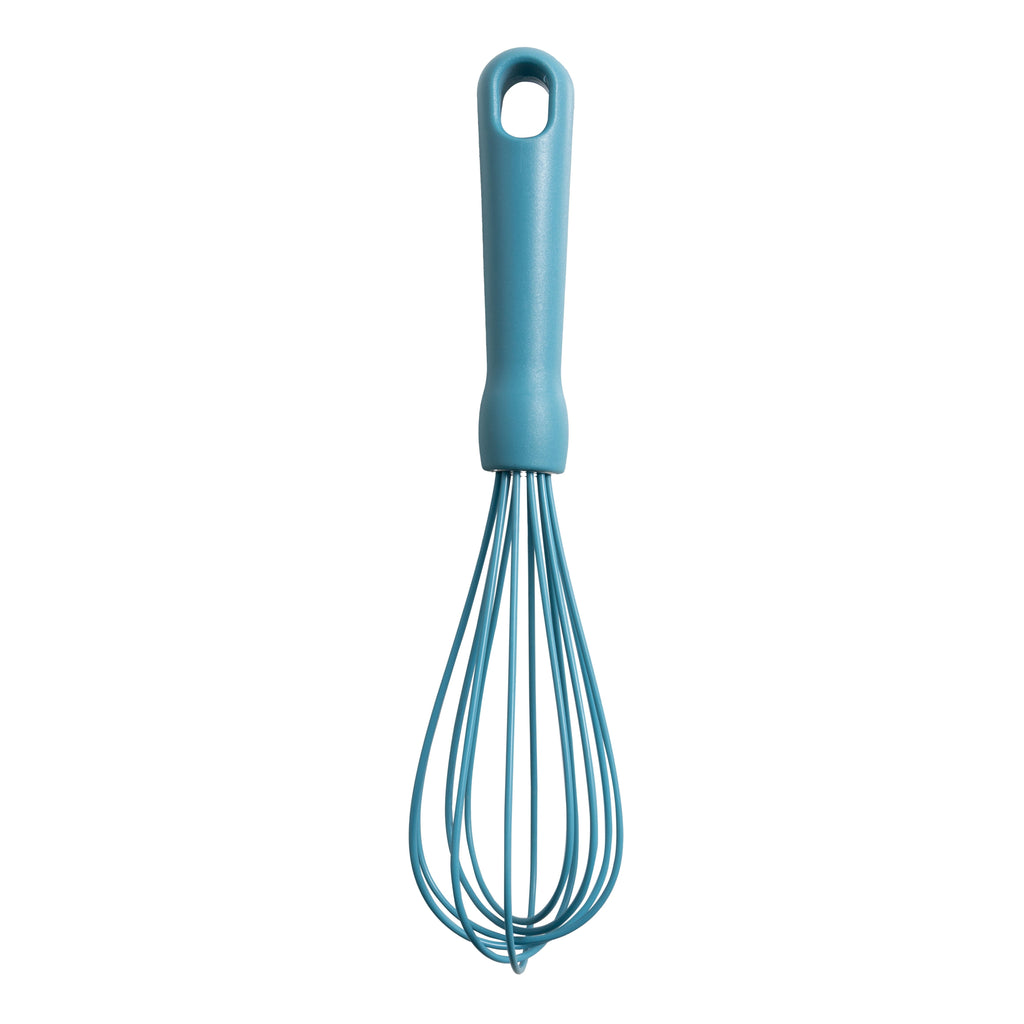 Premium Kitchen 3-Piece Silicone Whisk Set, 10.5"/10.4"/9.6" L, Blue Color - Innovative Kitchen Helper for Modern Cooking Detail