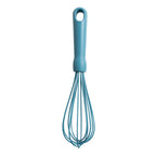 Premium Kitchen 3-Piece Silicone Whisk Set, 10.5"/10.4"/9.6" L, Blue Color - Innovative Kitchen Helper for Modern Cooking Detail