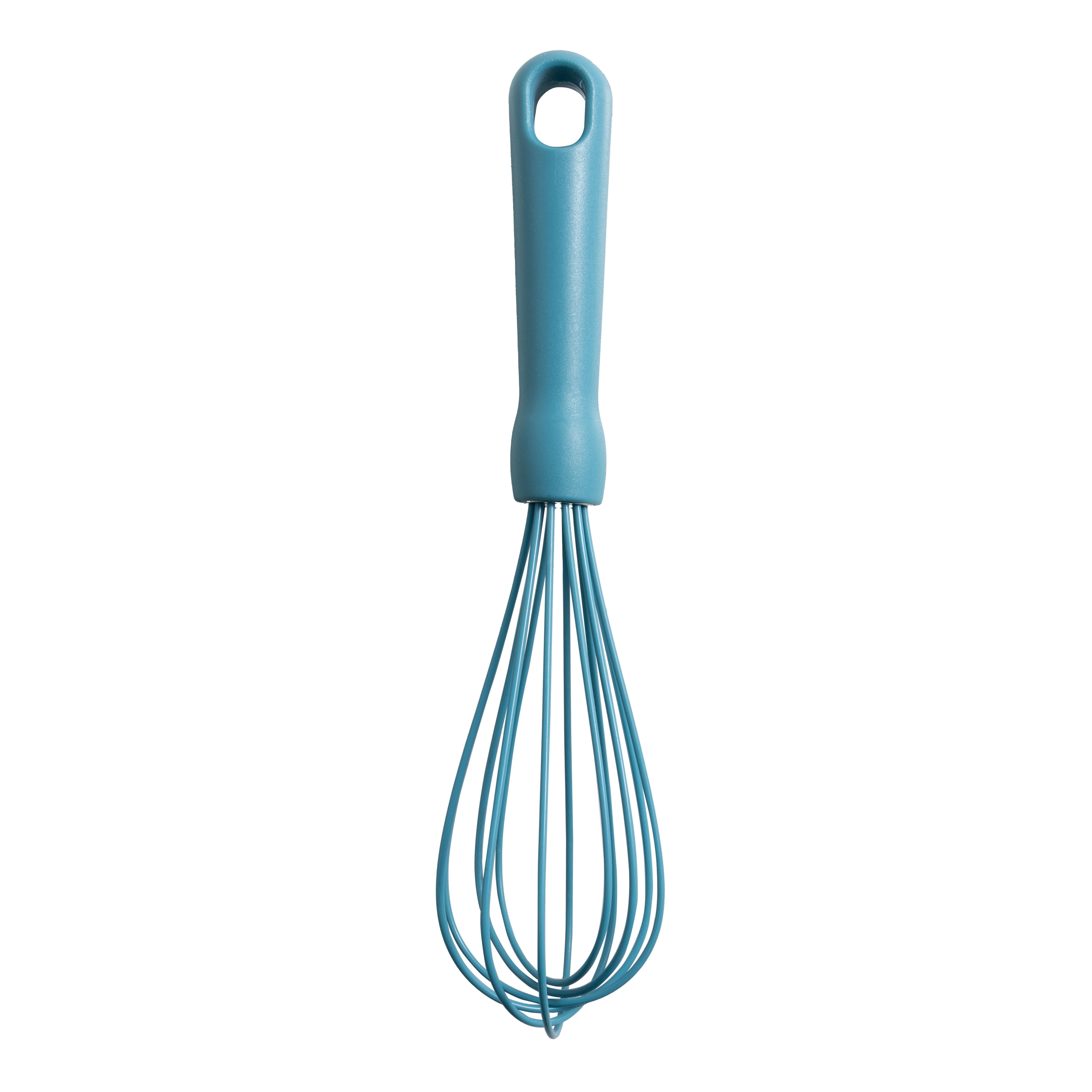 Premium Kitchen 3-Piece Silicone Whisk Set, 10.5"/10.4"/9.6" L, Blue Color - Innovative Kitchen Helper for Modern Cooking Detail