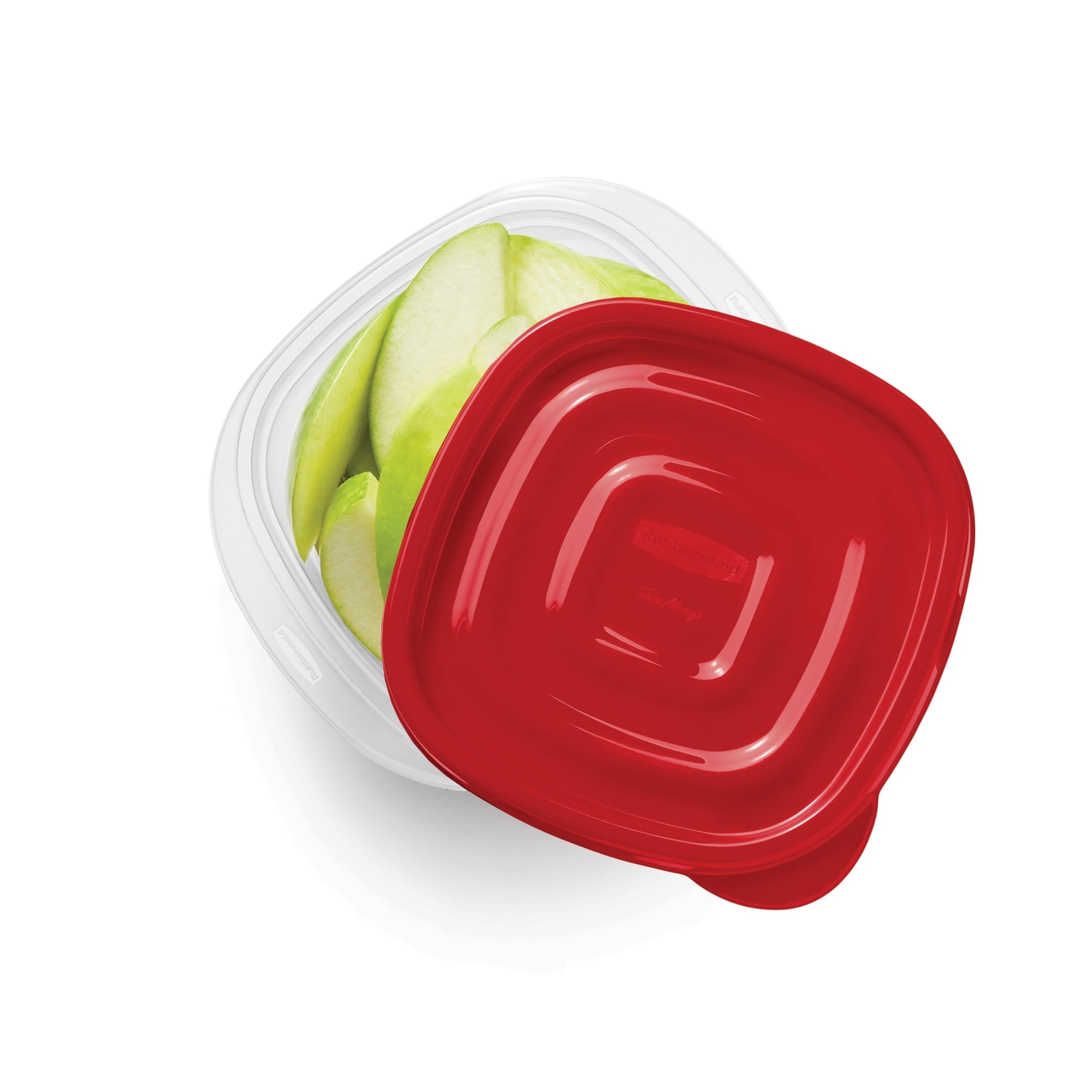 Whimsical Doughnut 1.26-Cup Small Square Food Storage Containers, Ruby Red, 5 pack - Fun Food Fidget Cookie Squishable Toy Detail