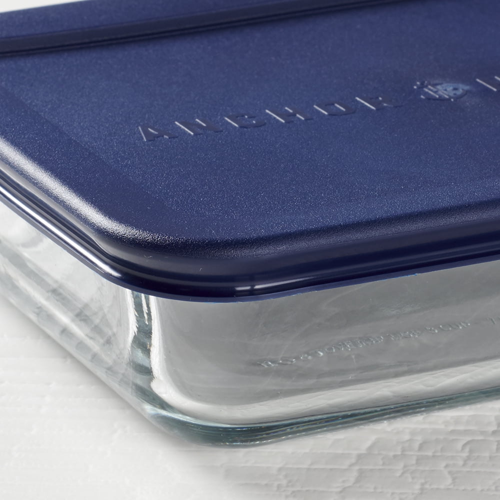 Playful Geometric Glass Food Storage Containers with Lids, 3 Cup Rectangular, Set of 2 - Playful Star & Heart Shaped Geometric NeeDoh Detail