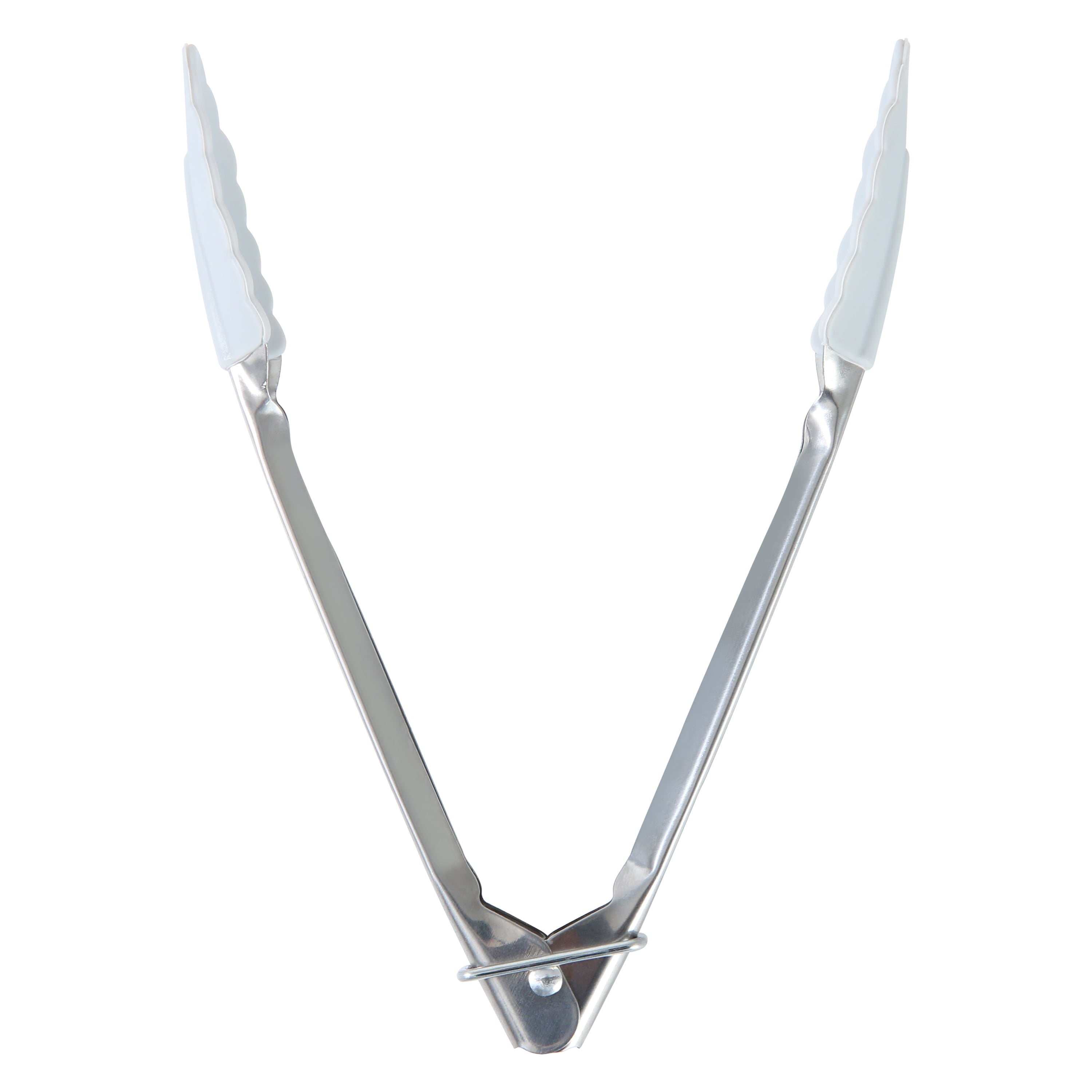 High-Precision Stainless Steel and Silicone Mini Food Tongs Grey - Professional Kitchen Tool for Culinary Enthusiasts Detail
