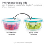 Sweet Treat Shaped Glass Storage Set, 10 Piece - Squishy Dohnut Sweet Treat Shaped Stress Toy Detail