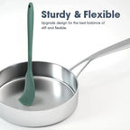 Heat-Resistant Food Grade Silicone Rubber Spatula Set, 5 Pcs Kithen Cooking Mixing Utensil Set, BPA-Free High Heat Resistant... - Durable Turner & Ladle Utensil Set for Home Chefs Detail