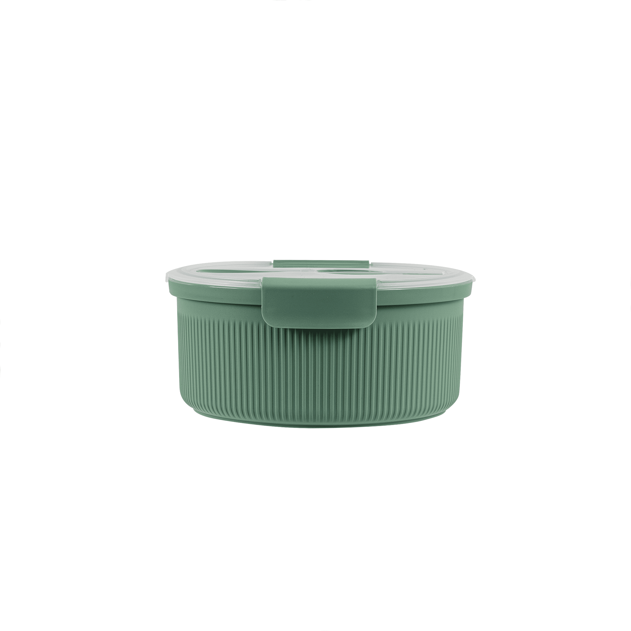 Playful Geometric (2 pack) Food Storage Bento Container, Round, Green, 47oz Capacity, A Practical Choice for School Lunches a... - Deliciously Soft Cupcake Sensory Glob Detail