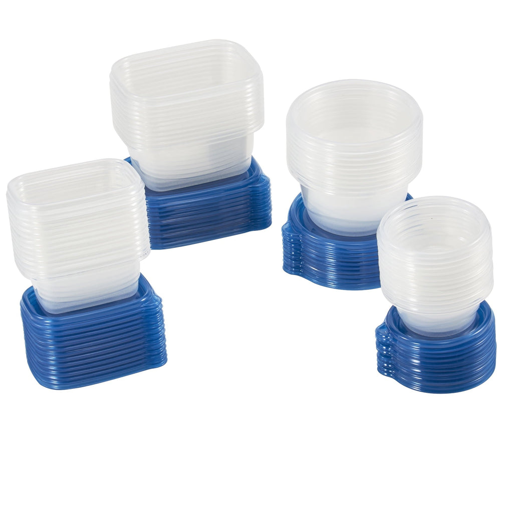 Sweet Treat Shaped 92pc Plastic Food Storage Container set, Ideal Use for Refrigeration Storage and Organization,... - Fun Food Fidget Cookie Squishable Toy Detail