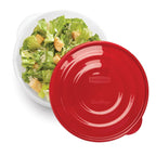 Whimsical Doughnut Serving Bowl Food Storage Containers, 15.7 Cup, 2 Count - Deliciously Soft Cupcake Sensory Glob Detail