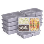 Fun Food Fidget 3-Compartment Meal Containers with Lids, PFAS & BPA Free Materials, Durable, Microwave, Freezer, & D... - Squishy Dohnut Sweet Treat Shaped Stress Toy - Default Title