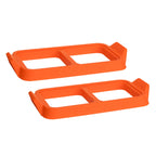 High-Precision Silicone Egg Ring Tray Set with Heat-Resistant Handles, 2-Piece - Professional Kitchen Tool for Culinary Enthusiasts - Default Title