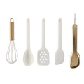 Chef-Quality 5-Piece Mini Silicone Utensil Set Durable & Nonstick Safe - High-Precision Culinary Tool for Baking & Cooking - Default Title