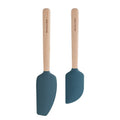 Durable Steel 2-Piece Silicone Mixing Spatula and Scraper Set for Cooking, Agave - Professional Kitchen Tool for Culinary Enthusiasts - Default Title