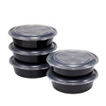 Fun Food Fidget 5-Pack Round Meal Prep Containers with Lids, 1L, BPA-Free, Microwave & Dishwasher Safe, Ideal Use for Meal ... - Playful Star & Heart Shaped Geometric NeeDoh - Default Title