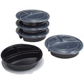 Sweet Treat Shaped 5-Pack Round Meal Prep Containers with 3 Compartments and Lids, 1L, BPA-Free, Microwave & Dishwasher Safe, Made for F... - Squishy Dohnut Sweet Treat Shaped Stress Toy - Default Title