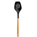 Heavy Duty Cooking Spoon with Bamboo Handle, 12.6"2.7", & Bamboo, Black - High-Precision Culinary Tool for Baking & Cooking - Default Title