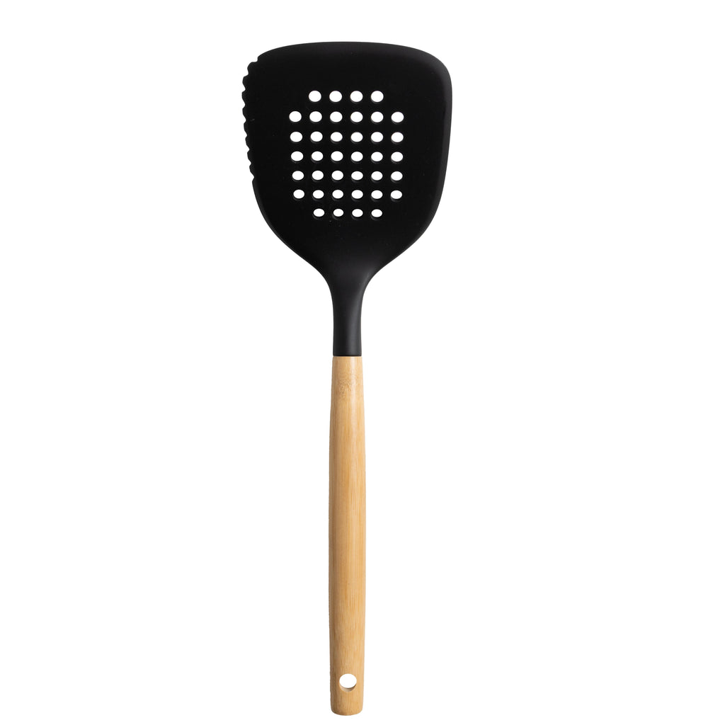 Professional Grade Kitchen and Cooking Utensil Turner, 13" L, Black - Professional Kitchen Tool for Culinary Enthusiasts - Default Title