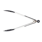 High-Precision 13 Inch Rust Resistant Nylon End Stainless Steel Dripless Kitchen Tongs - High-Precision Culinary Tool for Baking & Cooking - Default Title