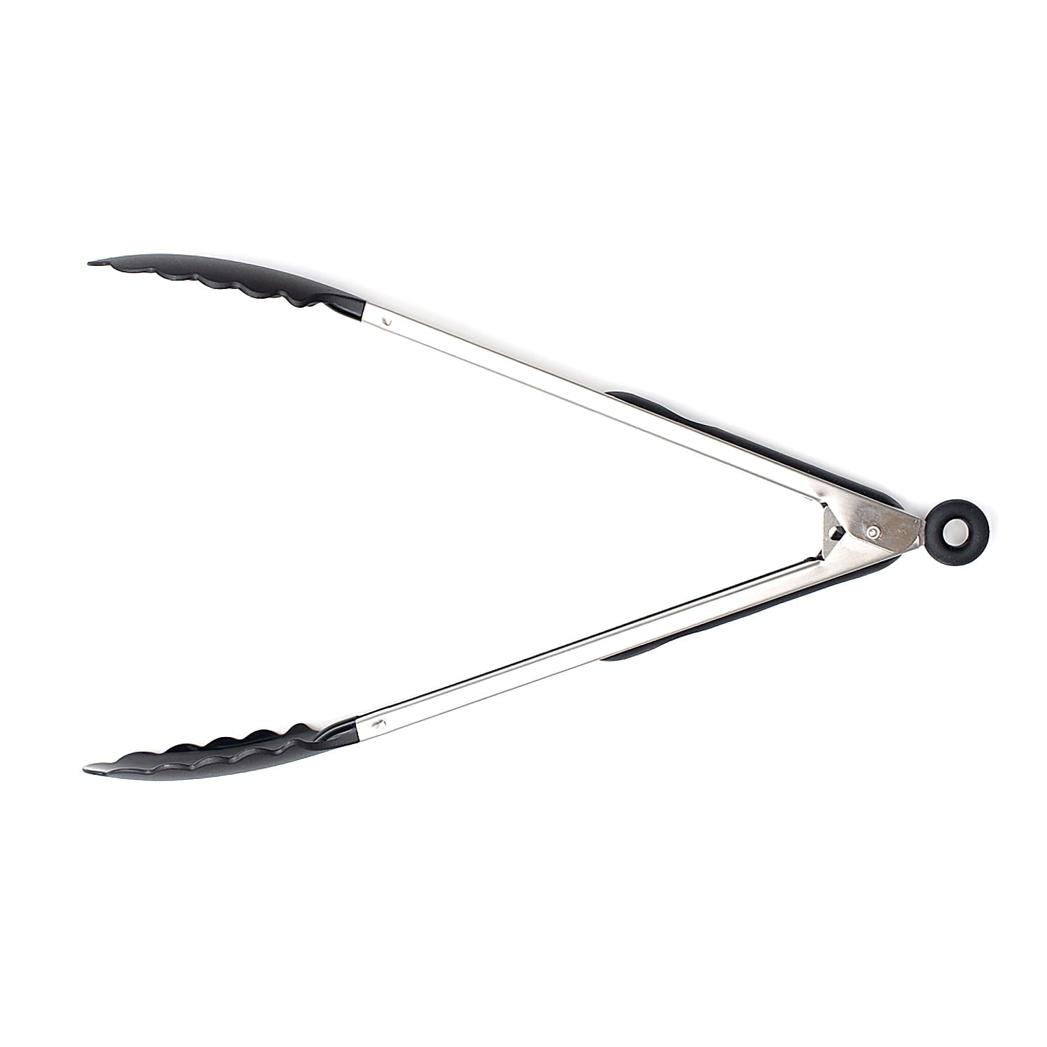 High-Precision 13 Inch Rust Resistant Nylon End Stainless Steel Dripless Kitchen Tongs - High-Precision Culinary Tool for Baking & Cooking - Default Title