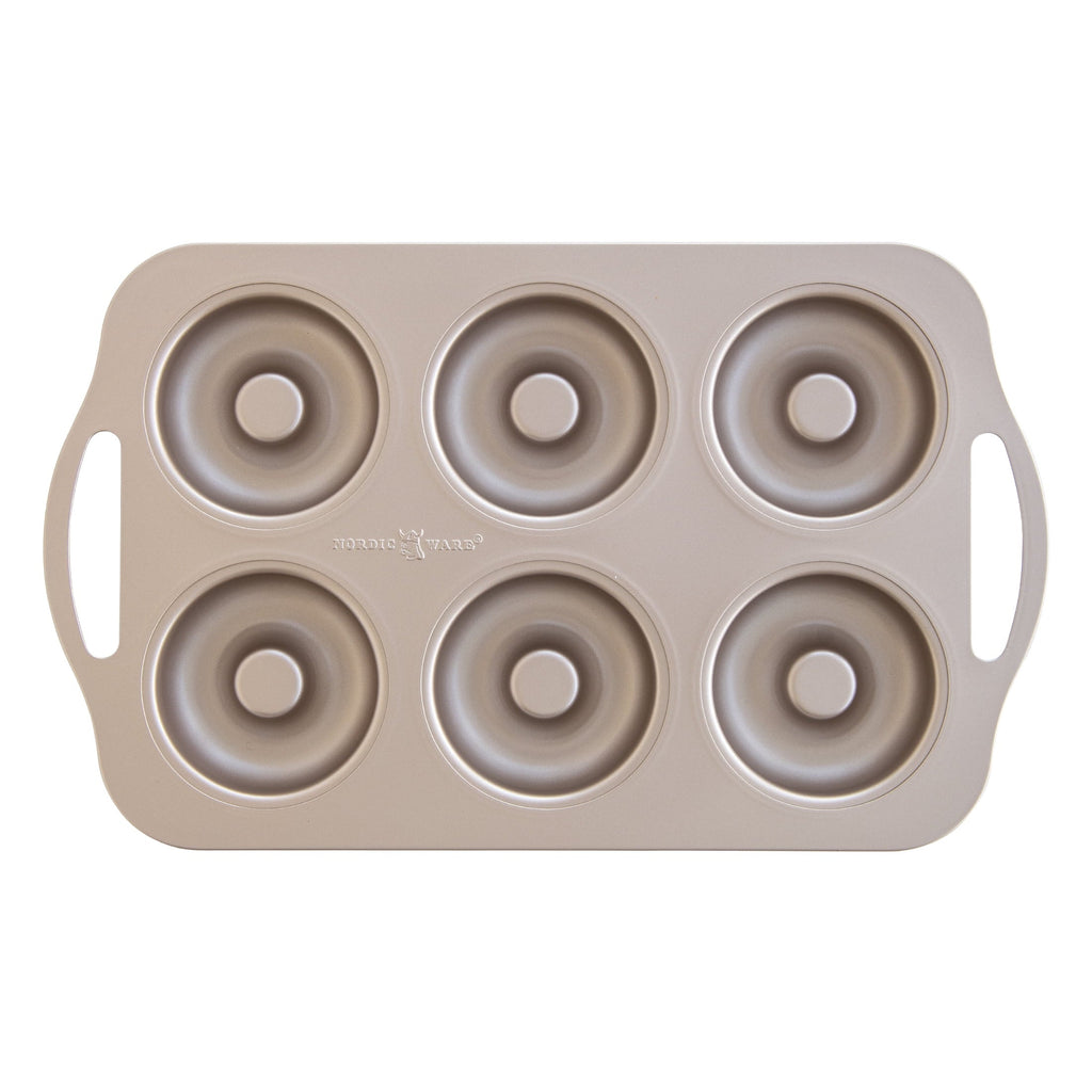 Premium Kitchen 6 Cavity Nonstick Steel Donut Pan - Innovative Kitchen Helper for Modern Cooking - Default Title