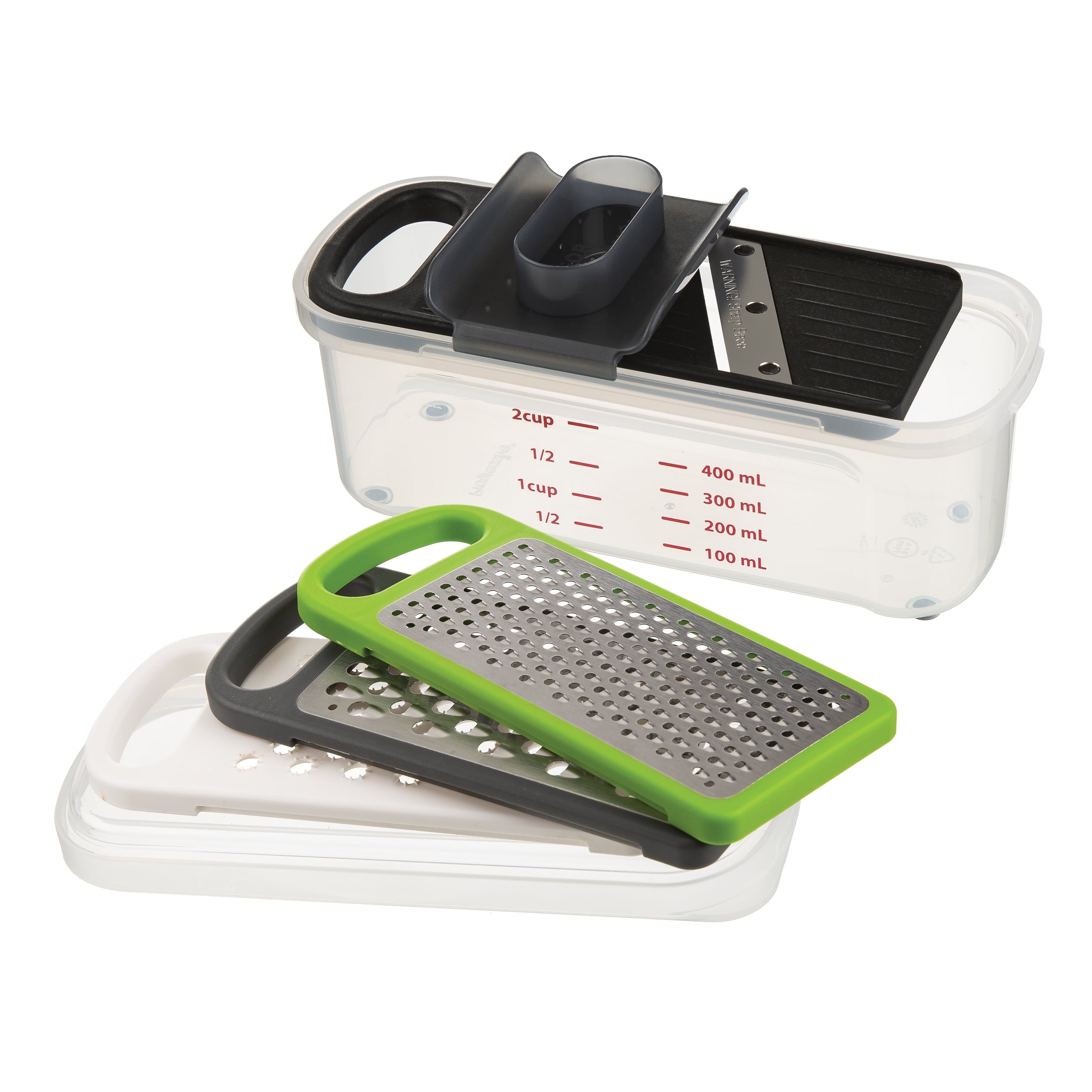 Multi-Functional Compact Grate & Slice Set - Innovative Kitchen Helper for Modern Cooking - Default Title