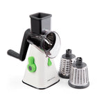 Premium Kitchen Manual Rotary Grater & Slicer - Kitchen Gadget Tool for Quick Food Prep - Default Title